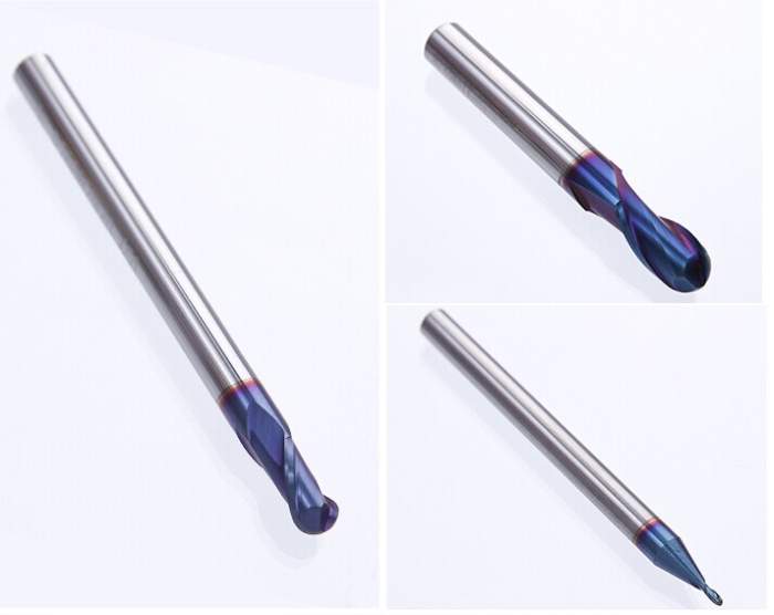 2F Ball Nose End Mill HRC45 - Image 3