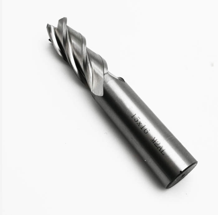 15mm HSS M2AI Square End Mill 4F - Image 3