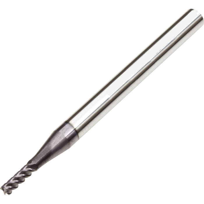 Fresa Vertical Carburo con Radio 4Flautas HRC55