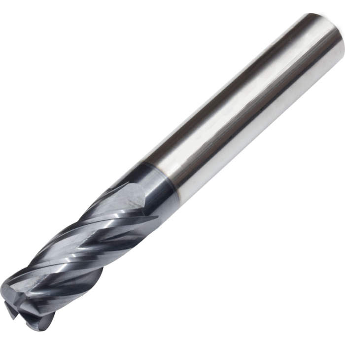 4F Corner Radius End Mill HRC60